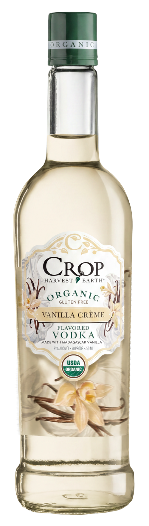 Crop Vanilla Crème Organic Vodka